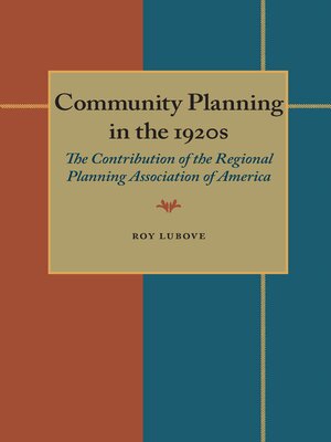 cover image of Community Planning in the 1920s